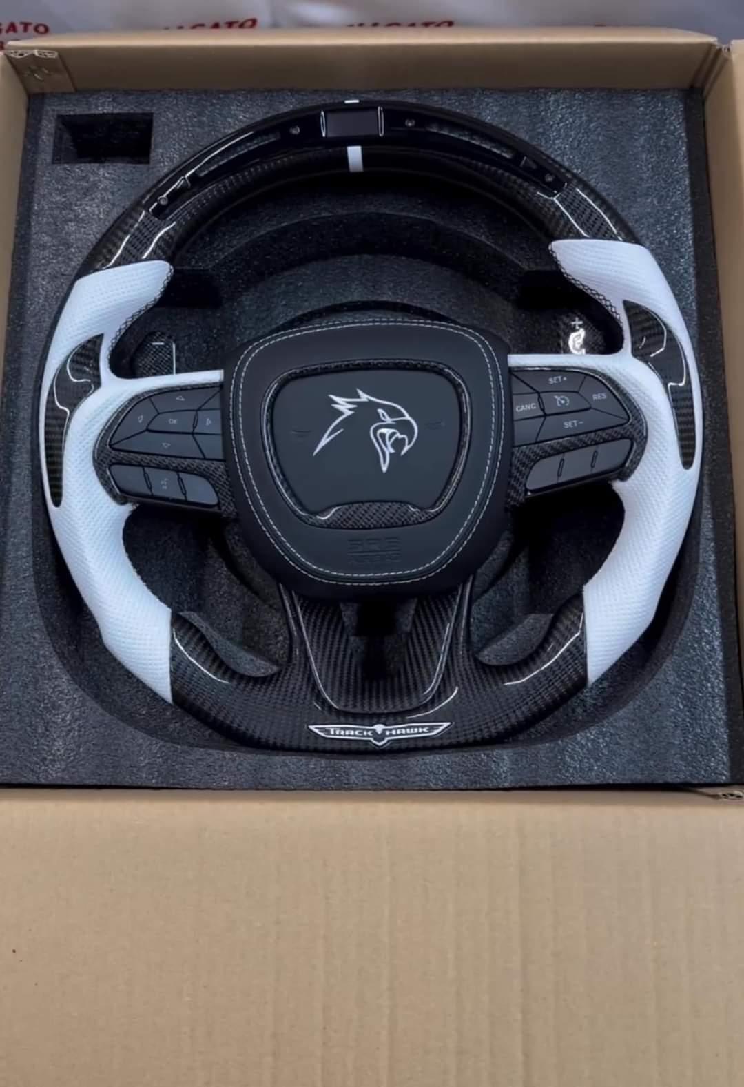 2005-2024+ MOPAR Chrysler 300/C/SRT Custom Carbon Fiber Steering Wheel with options